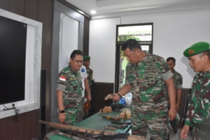 Akhiri Penugasan, Satgas Yonif 741/GN Serahkan Jatmuhandak Hasil Operasi ke Korem 161/Wira Sakti Selaku Kolakops Pamtas RI-RDTL
