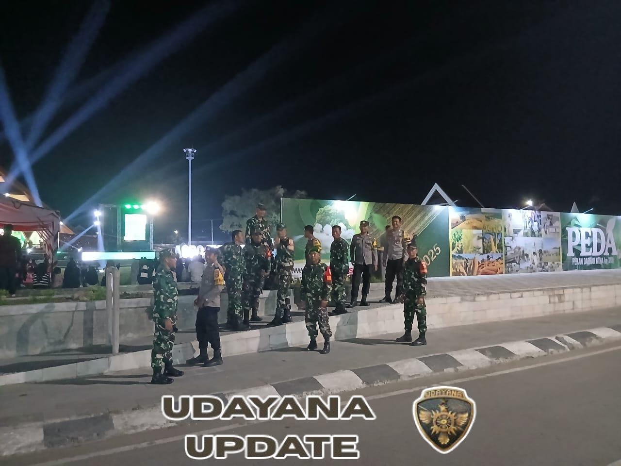 Babinsa Taliwang Kawal Ketat Pembukaan KTNA ke-XVII dan Agro Expo NTB 2025