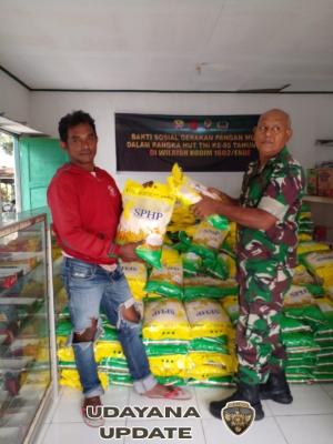 Kodim 1602/Ende Salurkan 105 Ton Beras Murah untuk Warga Lewat Program GPM