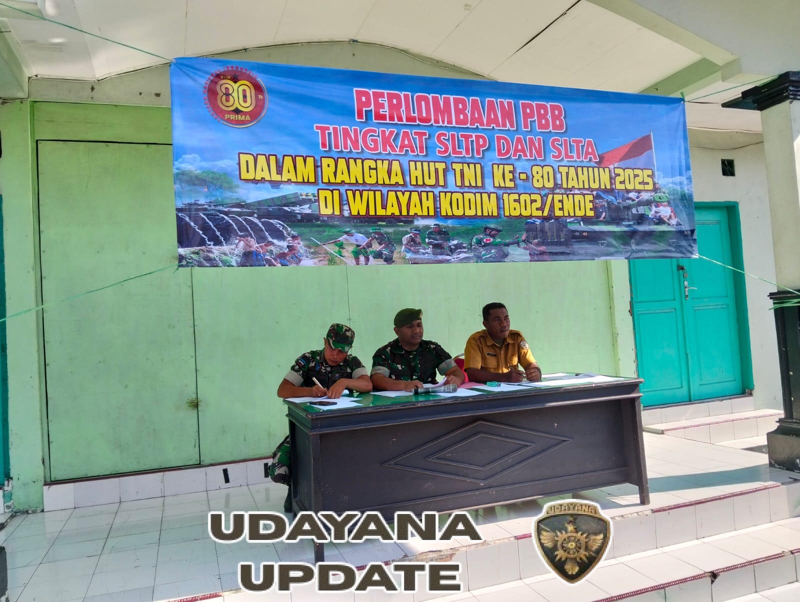 Kodim 1602/Ende Gelar LKBB, Tumbuhkan Disiplin dan Nasionalisme di Kalangan Pelajar