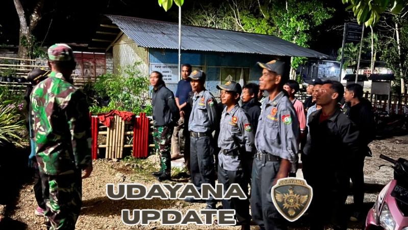 Kodim 1613/Sumba Barat dan Linmas Gelar Patroli Gabungan di Desa Kalembu Kuni