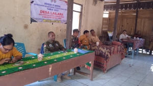 Babinsa Koramil 01/Lewa Hadiri Rembuk Stunting Tingkat Desa