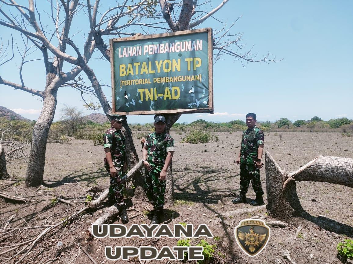 Kasdam IX/Udayana Tinjau Marshaling Area Yon TP 875 di Dompu