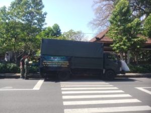 Kodim 1611/Badung Gelar Jual Beras Murah di Denpasar Barat dan Selatan