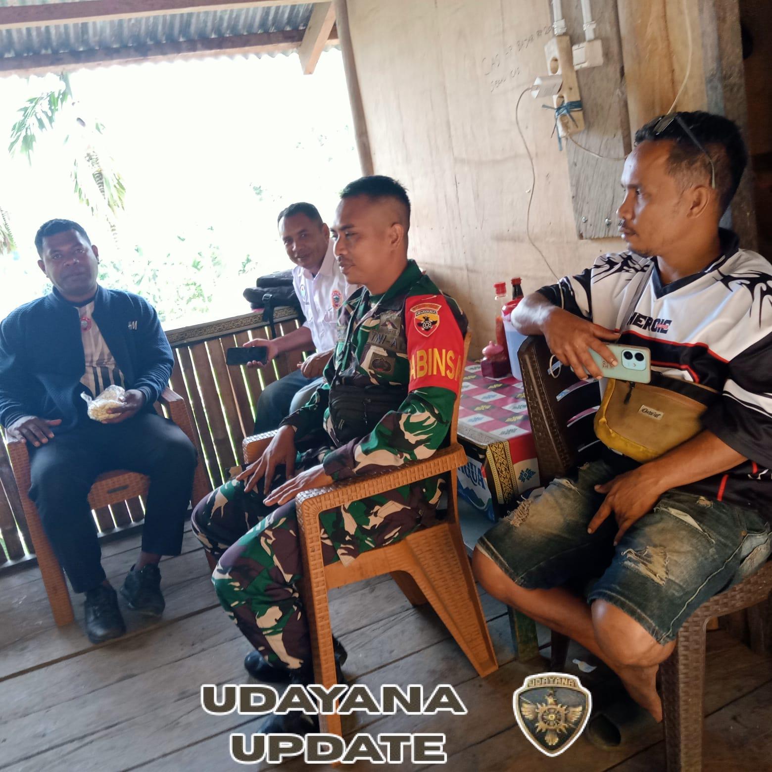 Babinsa Wolowaru Tingkatkan Keamanan dan Kebersihan di Desa Ranggatalo