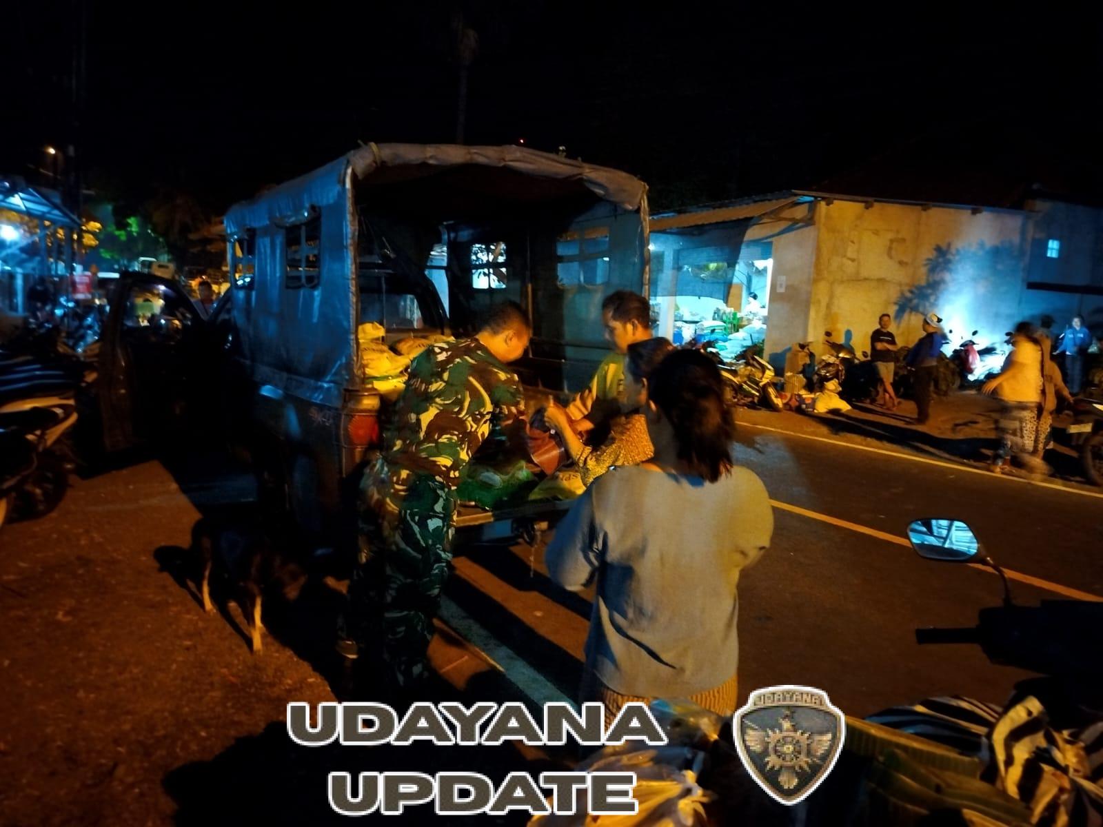 Babinsa Koramil 1623-08/Kubu gelar penjualan beras SPHP dalam rangka HUT TNI ke-80.