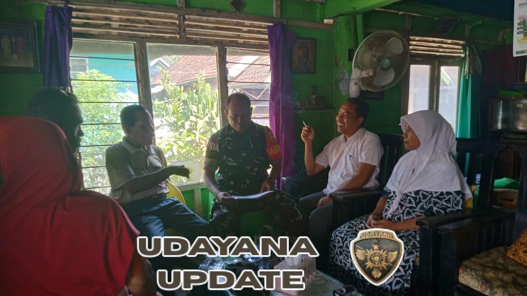 Babinsa Kelurahan Dalam Mediasi Permasalahan Warga, Hasilkan Kesepakatan Damai