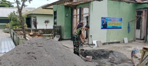 Pemda Lobar Revitalisasi Rumah Dinas Koramil 1606-07/Gunungsari