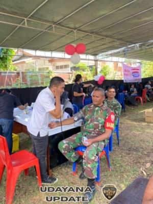 Kodim 1603/Sikka Gelar Donor Darah Sambut HUT TNI ke-80