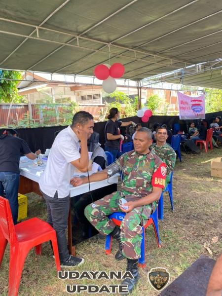 Kodim 1603/Sikka Gelar Donor Darah Sambut HUT TNI ke-80