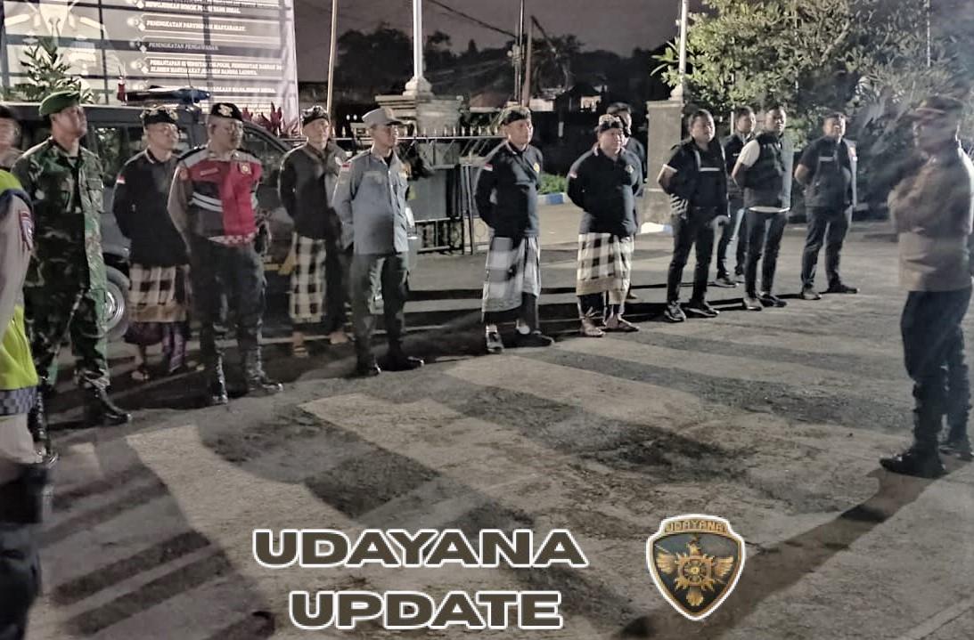 TNI dan Polsek Kolaborasi dalam Patroli Keamanan di Kecamatan Abiansemal