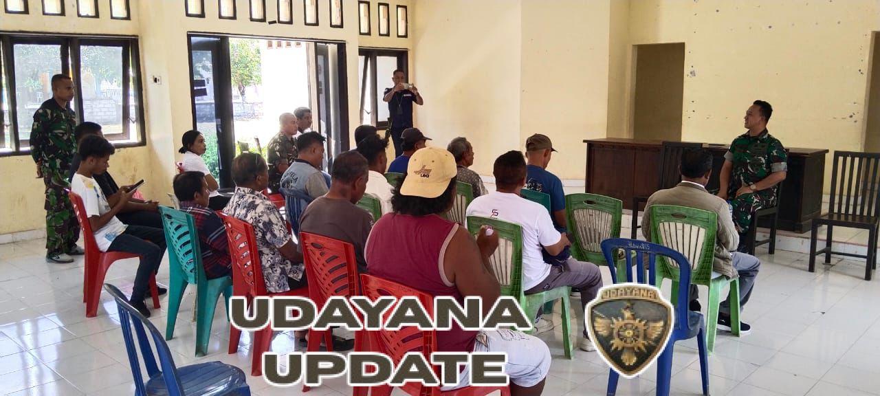 Dandim 1627/Rote Ndao Terima Surat Hibah Tanah untuk Pembangunan Yonif TP di Rote Tengah