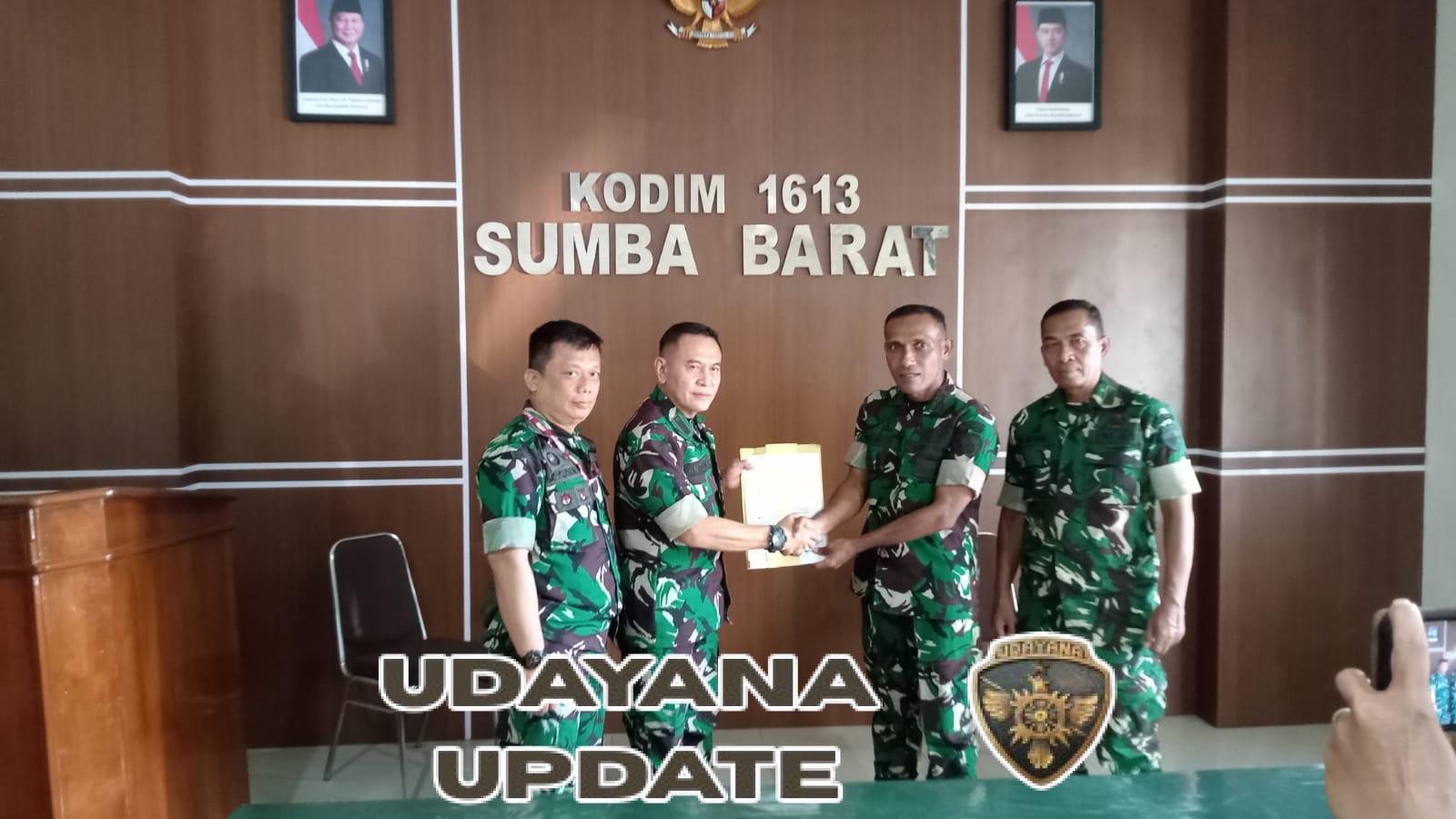 Tim Wasrik Kodam IX/Udayana Audit Kinerja di Kodim 1613/Sumba Barat