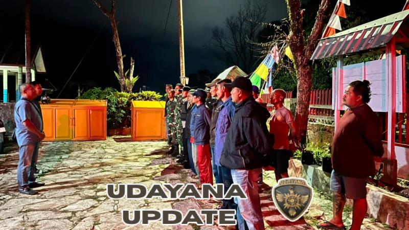 Siskamling Bersama, Kodim 1613/Sumba Barat Patroli di Kelurahan Kampung Baru