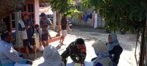 Babinsa Seminar Salit Dampingi Registrasi dan Vaksinasi Hewan Ternak