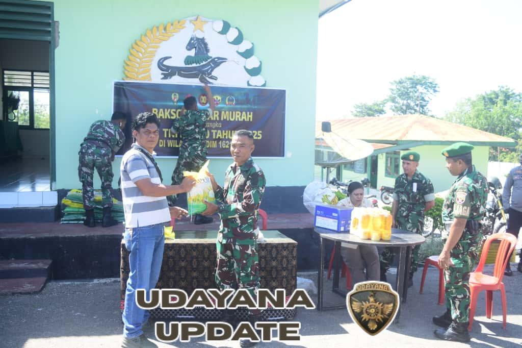 Dandim 1621/TTS: Bazar Murah Wujud Kepedulian TNI kepada Rakyat