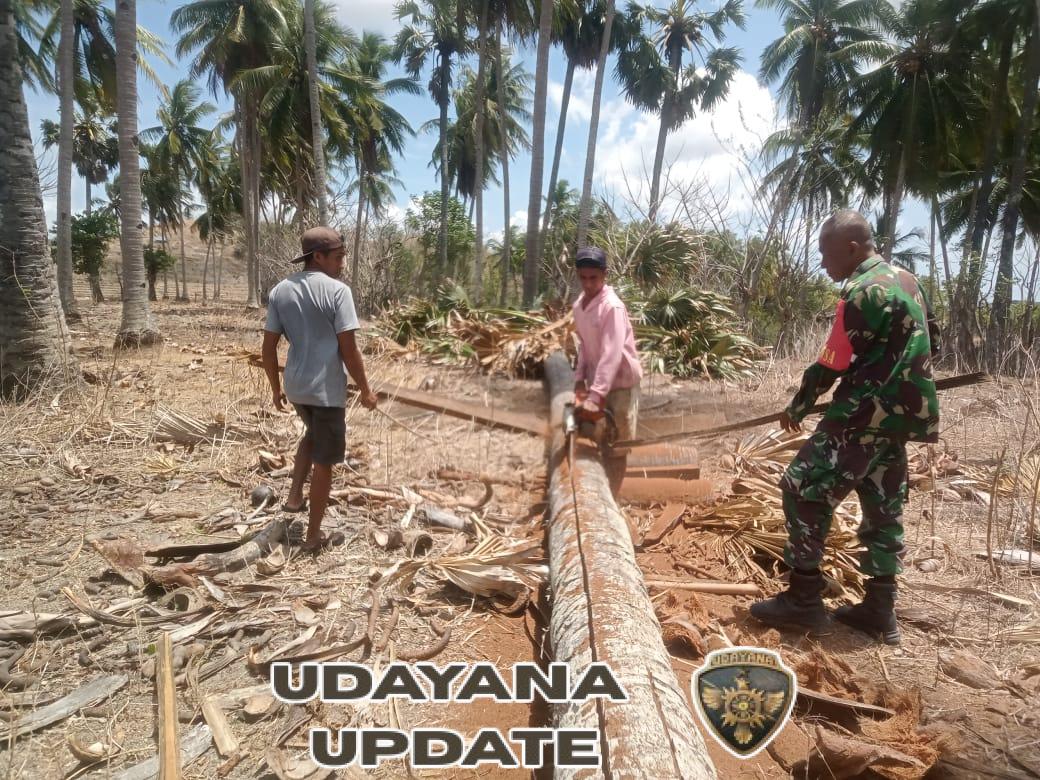 Komsos Babinsa Desa Kolobolon, Bentuk Kepedulian TNI kepada Masyarakat