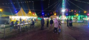 Jaga Situasi Kondusif, Babinsa Seteluk Laksanakan Patroli Malam Bersama Warga