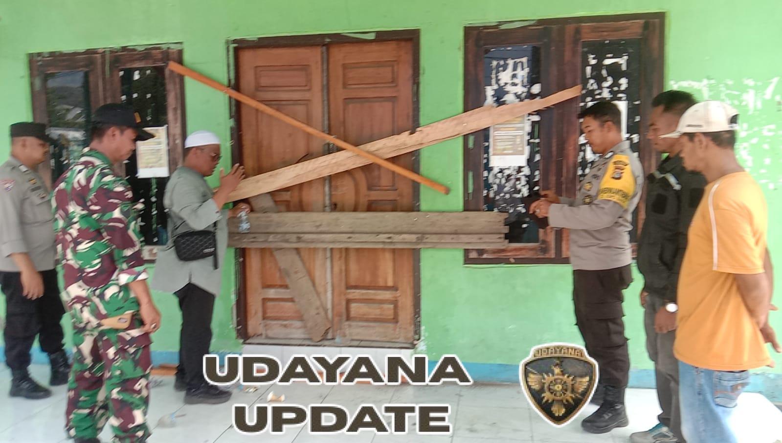 Ws. Danramil Peltu Irwan Tenangkan Massa Aksi di Kempo