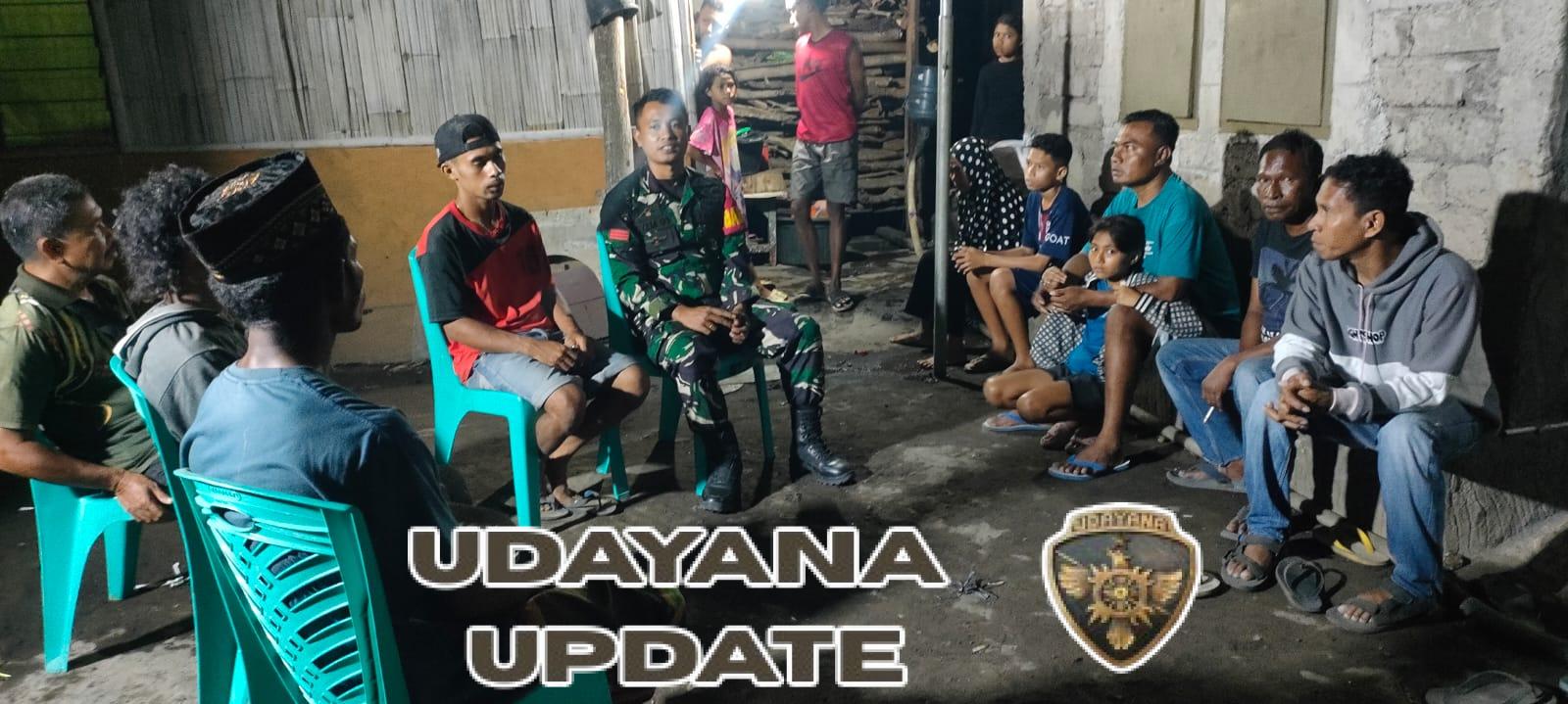 Babinsa Turut Berduka atas Meninggalnya Warga Akibat Kesetrum Listrik di Ende