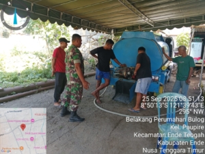 Babinsa Koramil 1602-01/Ende Perkuat Komsos dan Pamwil di Kelurahan Pa’upire Jelang Wisuda Warga Binaan