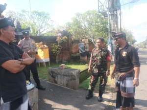 Serka I Gede Jayasa Hadir Kawal Kelancaran Upacara Potong Gigi Keluarga Prof. Ida Bgs Pt Adnyana