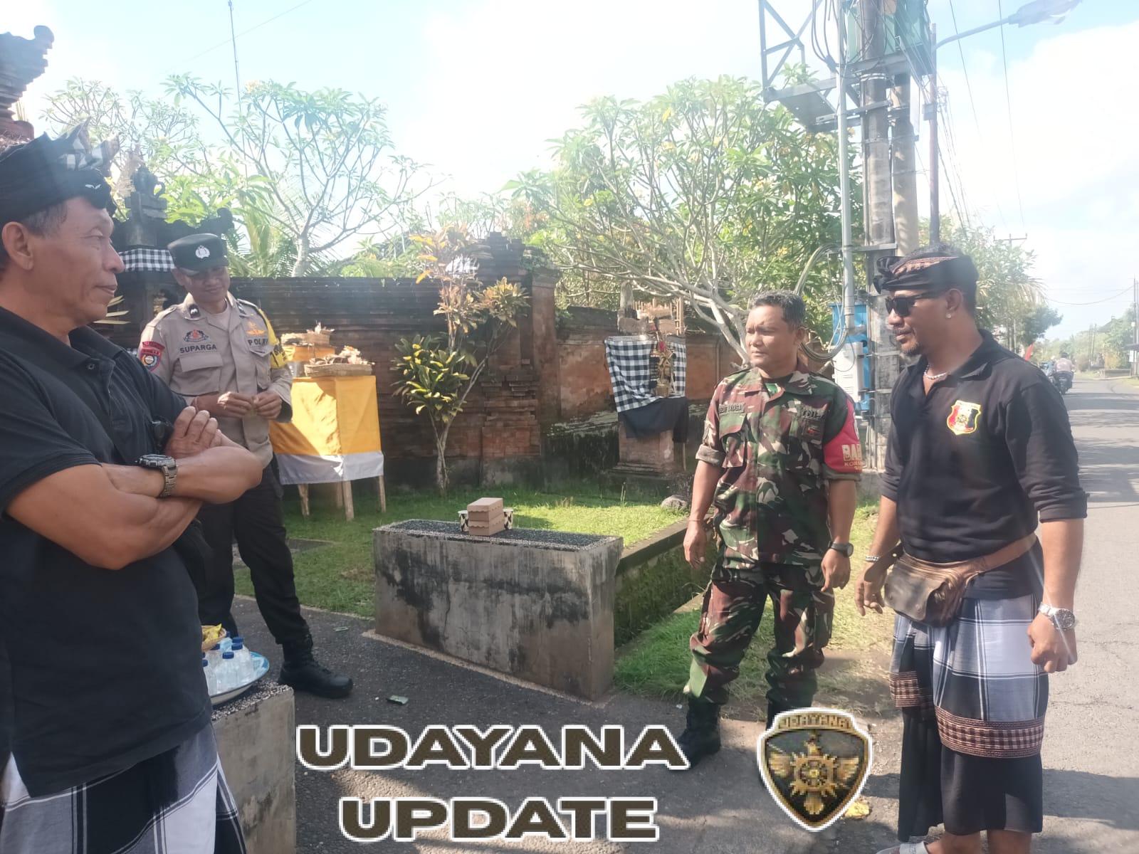 Serka I Gede Jayasa Hadir Kawal Kelancaran Upacara Potong Gigi Keluarga Prof. Ida Bgs Pt Adnyana