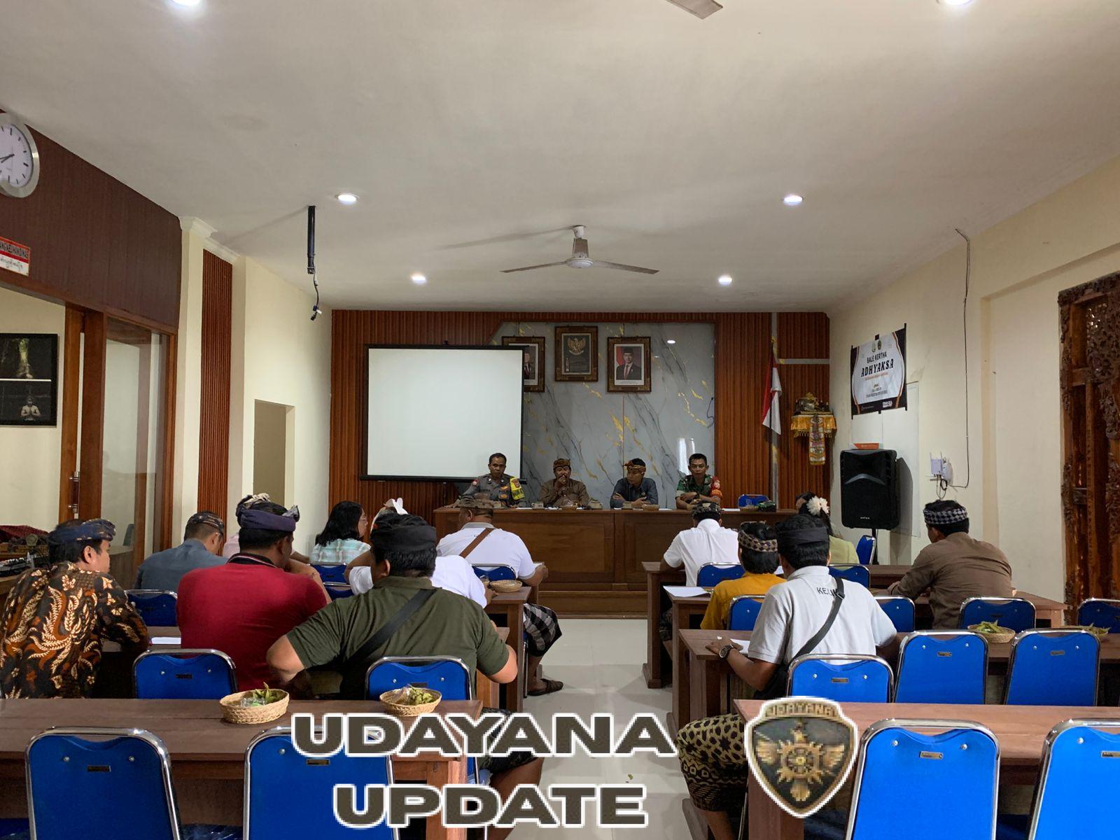 Sertu Dewa Made Sudiarta Dukung Perumusan Skala Prioritas Pembangunan Desa Keliki