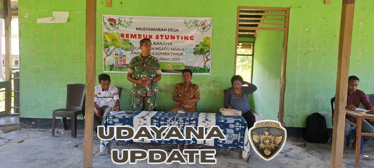 Sertu Junus Ratu Dukung Pencegahan Stunting di Ngadu Ngala