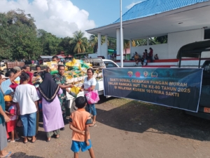 Koramil 1625-03/Boawae Gelar Pasar Murah HUT TNI ke-80 di Nangaroro