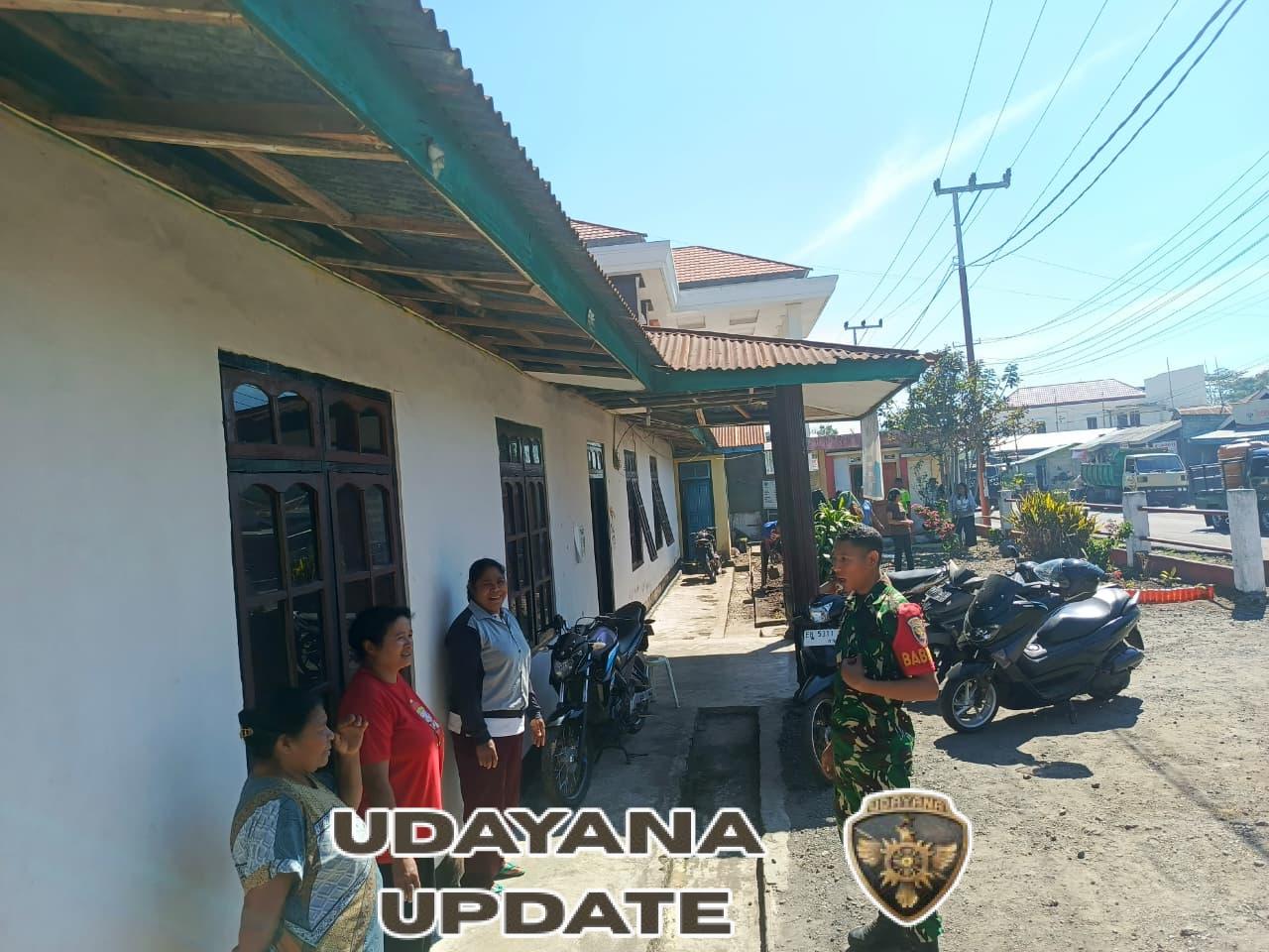 Babinsa Bajawa Pratu Yanuarius Latong Laksanakan Monitoring Wilayah di Faobata