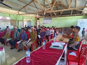 Babinsa Aesesa Hadiri Rapat Perubahan RKPDes dan APBDes Tahun 2025