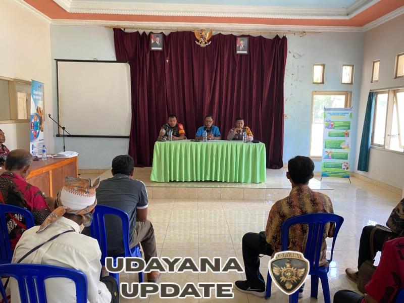 Babinsa Koramil Bajawa Hadiri Rapat Penyelesaian Tapal Batas Desa di Kecamatan Riung