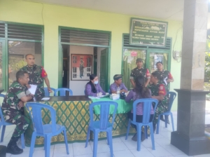 Berbagi, Bantuan Alkap Harian  Diserahkan Koramil Banjarangkan Kepada Warga Binaan