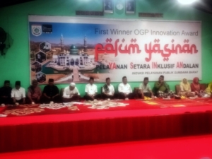 Danramil 1628-01 Taliwang Wakili Dandim 1628/SB Hadir Dalam Forum Yasinan