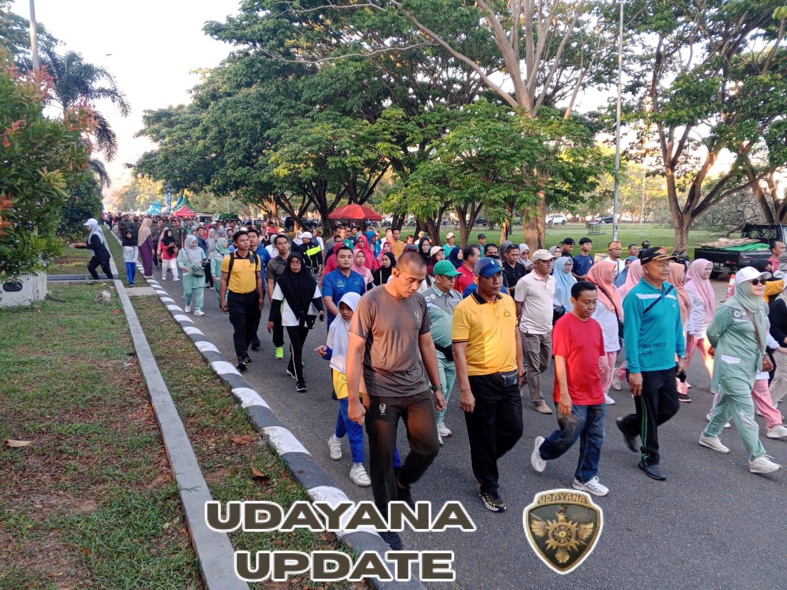 Ikut Jalan Sehat Dan Senam, Dandim 1628/KSB Rayakan Harhubnas 2025 di Car Free Day