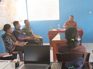 Babinsa Maurole Hadiri Mini Lokakarya Penurunan Stunting di Kotabaru