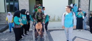 Siswa SLBN-I KSB Kunjungi Makodim, Disambut Hangat Kasdim 1628/Sumbawa Barat