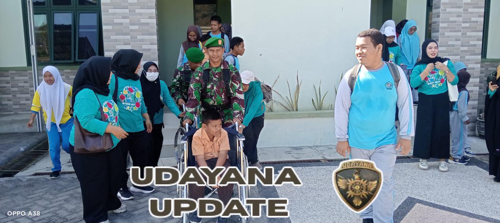 Siswa SLBN-I KSB Kunjungi Makodim, Disambut Hangat Kasdim 1628/Sumbawa Barat