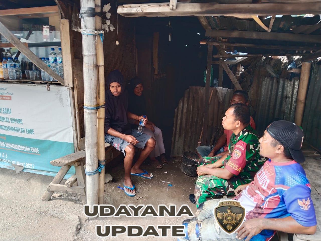 Babinsa Koramil Ende Perkuat Keamanan dan Silaturahmi di Kelurahan Ndao