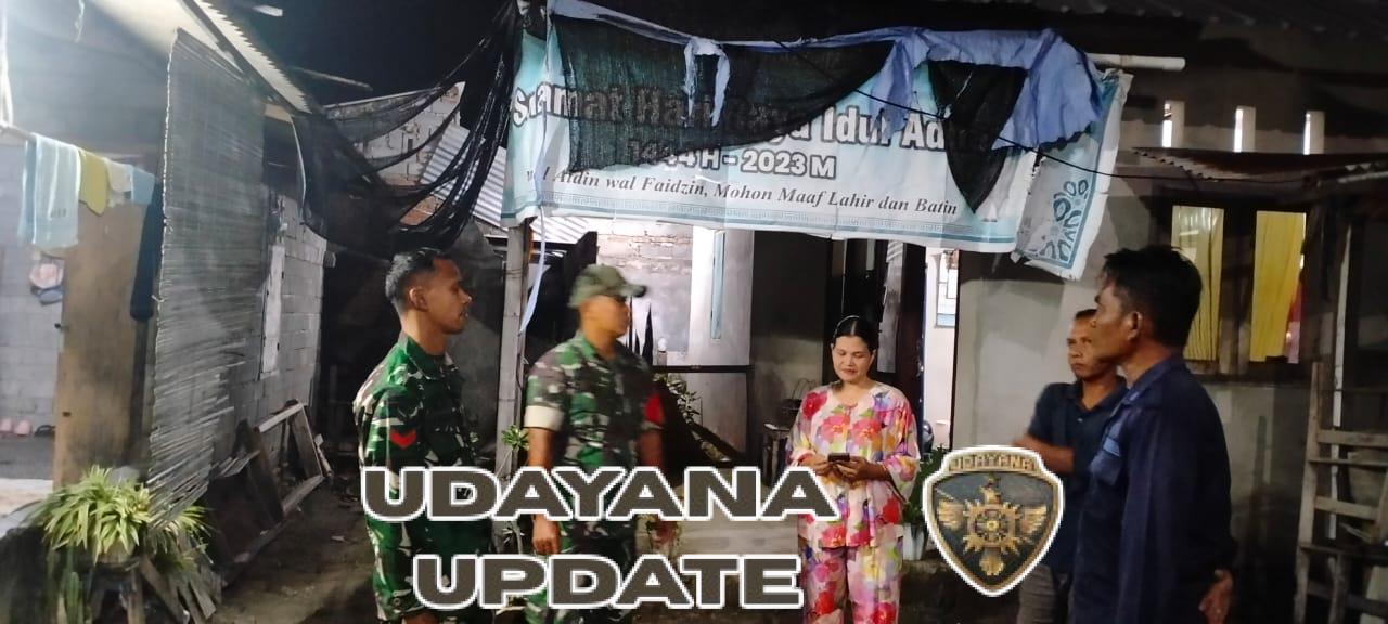 Patroli Malam Babinsa dan Warga Wujudkan Keamanan di Desa Labuhan Haji