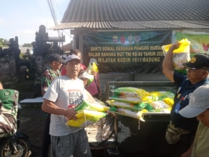 Pangan Murah untuk Masyarakat Kegiatan GPM di Wilayah Kodim 1611/Badung