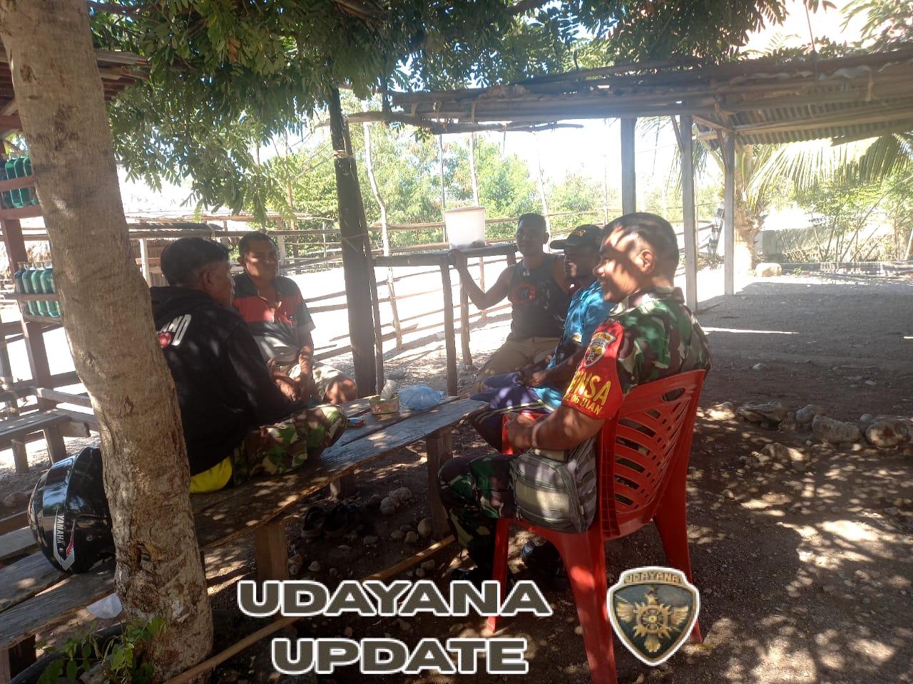 Serda Yanuarius Lau Laksanakan Komsos, Imbau Warga Desa Ponu Jaga Kondusifitas