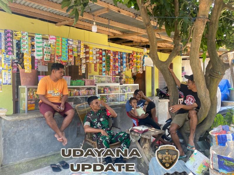 Babinsa Koramil 1602-01/Ende Laksanakan Komsos dan Pamwil di Desa Aejeti