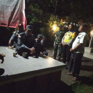 Sinergi Babinsa, Bhabinkamtibmas dan Linmas Jaga Kondusifitas Wilayah Sukawati