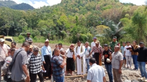 TNI Dukung Proses Verifikasi Desa Persiapan di Kecamatan Doreng