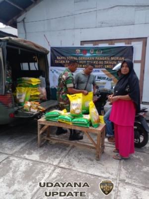 Babinsa Koramil 1602-01/Ende Selenggarakan Bazar Pasar Murah Sambut HUT TNI ke-80