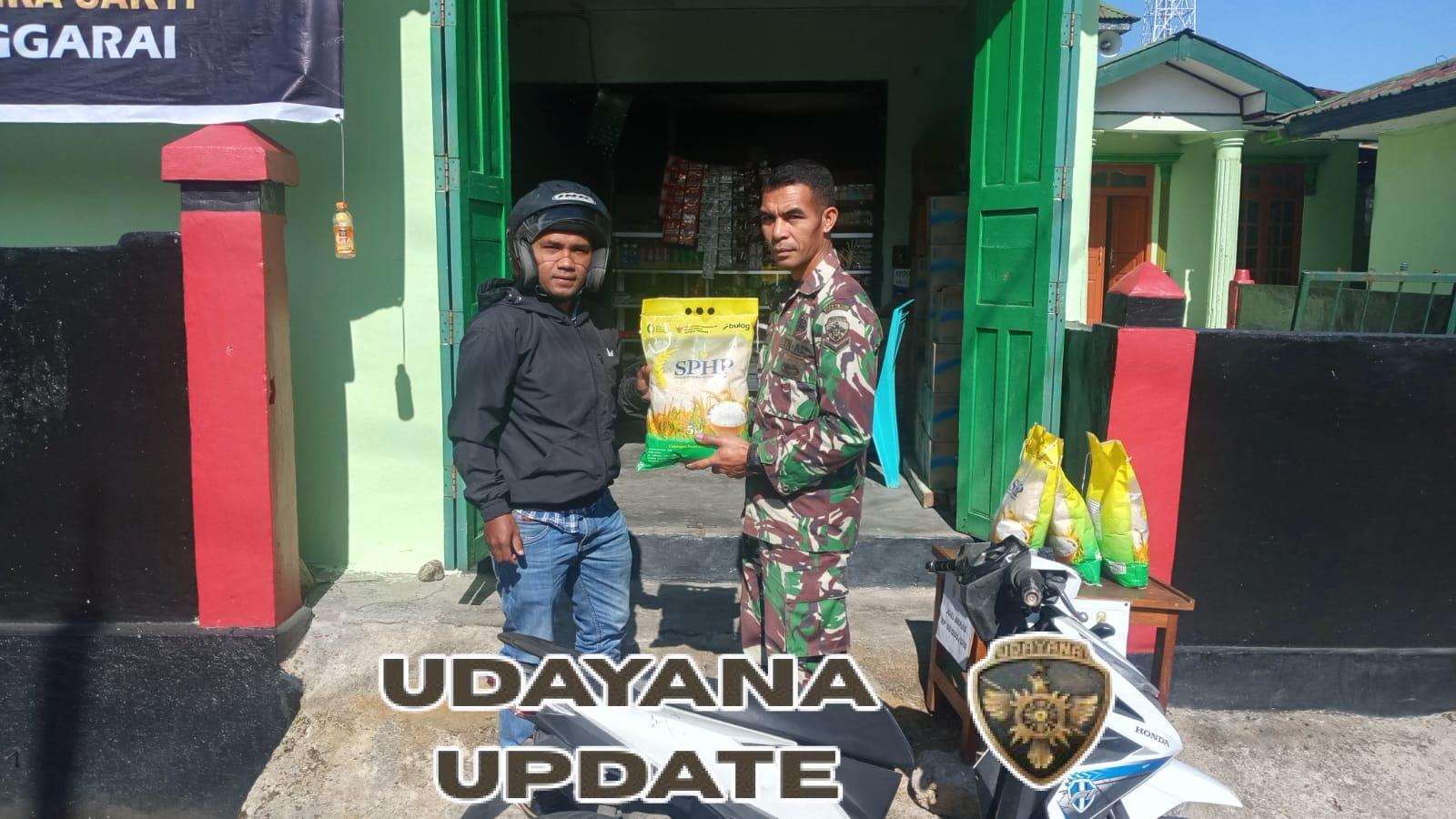 Wujud Kepedulian TNI, Kodim 1612/Manggarai Selenggarakan Pasar Murah