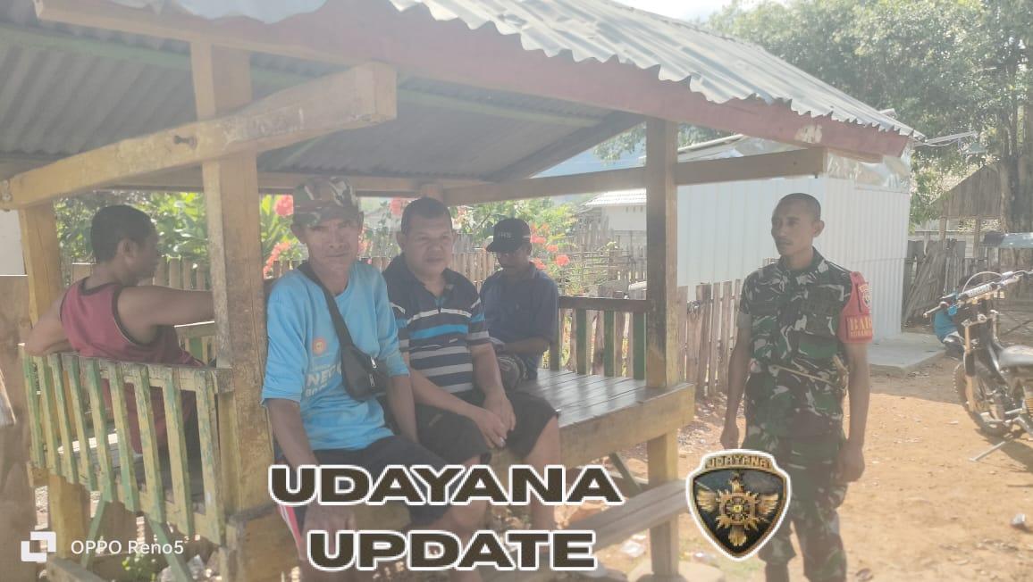 Komsos Babinsa Kareke Tekankan Pentingnya Pendidikan Anak