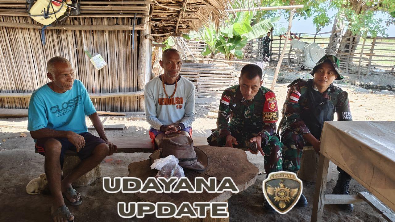 Mengenal Warga Sekitar Pos, Prajurit Satgas Pamtas RI-RDTL Sektor Barat Khususnya Pos Oepoli Pantai Gelar Komsos dengan Masyarakat
